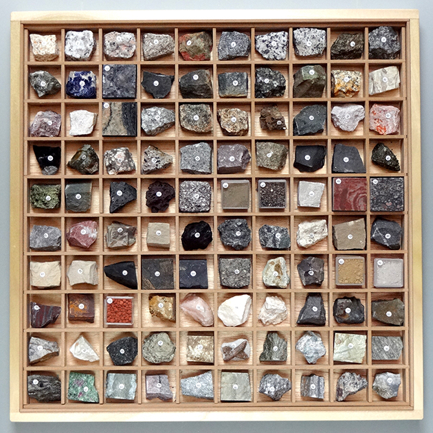 人気提案 tohikaSCIENCE リニューアル 岩石 鉱物標本100種木箱入り specimen of rocks and minerals 